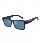 Arnette AN4344-275922 Herren Rechteckige Polarisierte Sonnenbrille, Matt Schwarz, 54 mm