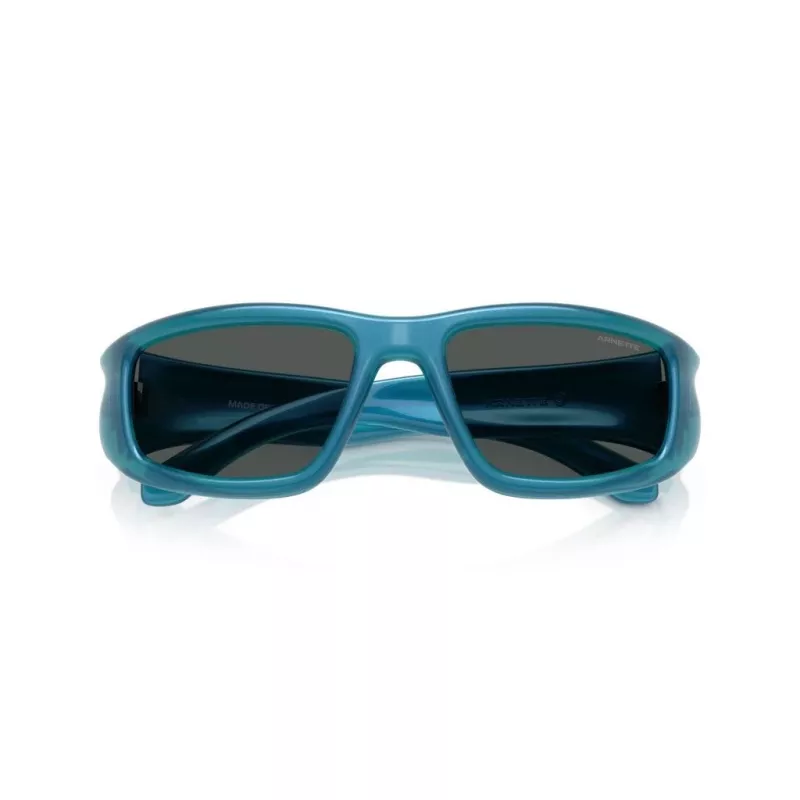 ARNETTE AN4358-298687 Herren Rechteck-Sonnenbrille, Matt-Schwarzer Rahmen, Graue Gläser, 58/19/135 mm