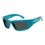 ARNETTE AN4358-298687 Herren Rechteck-Sonnenbrille, Matt-Schwarzer Rahmen, Graue Gläser, 58/19/135 mm
