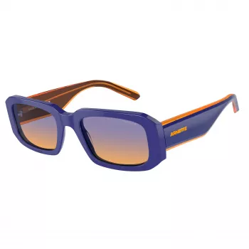 ARNETTE Herren-Sonnenbrille AN4318-12392H Matt Schwarz Rechteckig 53mm