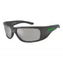 ARNETTE Herren-Sonnenbrille AN4345-28706G Rechteckig Matt Schwarz Gestell Grau Verspiegelt Silber Glas 62mm
