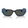 ARNETTE Herren-Sonnenbrille AN4350-297587 Matt Schwarz Dunkelgrau 55mm