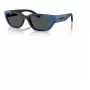ARNETTE Herren-Sonnenbrille AN4350-297587 Matt Schwarz Dunkelgrau 55mm