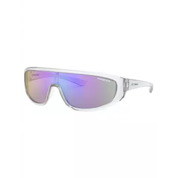 ARNETTE Unisex A42642634Y730 Sonnenbrille Shield Matt Transparent Grau Dunkelgrau 135mm