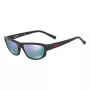 ARNETTE Unisex Sonnenbrille AN4260-014V56 Matt Schwarz Gestell Grau Verspiegelte Gläser 55mm