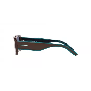 ARNETTE Unisex Sonnenbrille AN431812382W5 Matt Schwarz Dark Grey Mirror Silver 53mm