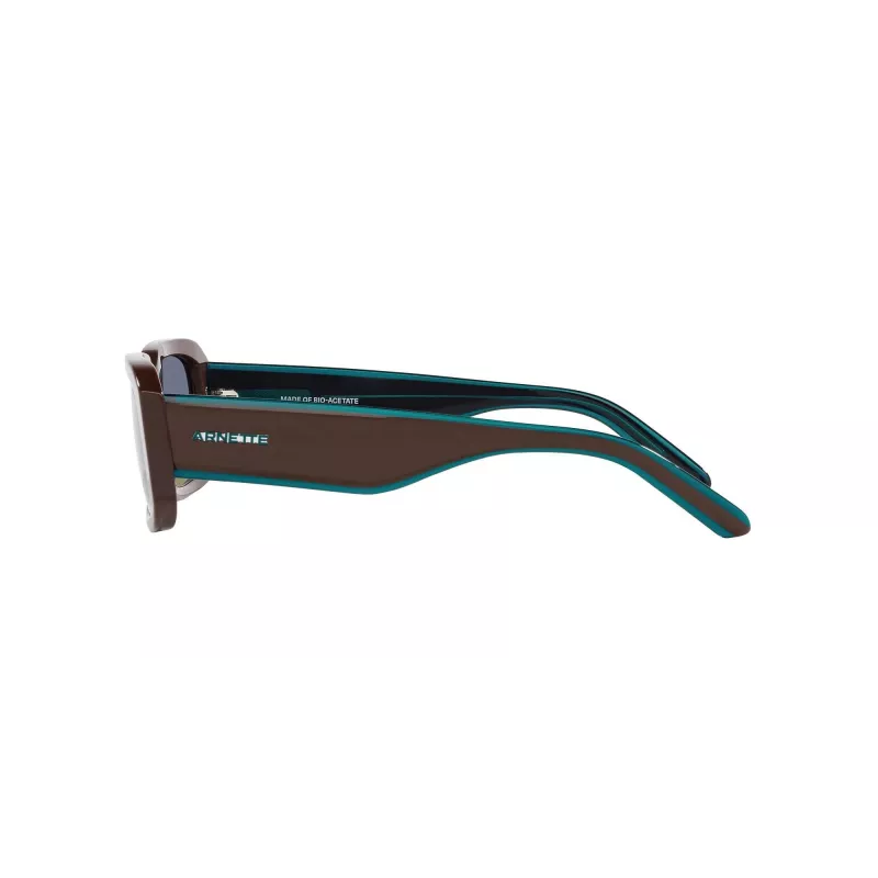 ARNETTE Unisex Sonnenbrille AN431812382W5 Matt Schwarz Dark Grey Mirror Silver 53mm
