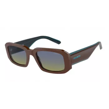 ARNETTE Unisex Sonnenbrille AN431812382W5 Matt Schwarz Dark Grey Mirror Silver 53mm