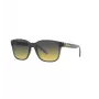ARNETTE Unisex Sonnenbrille AN432027862Q5 - Rechteckiger, matter schwarzer Propionat-Rahmen mit polarisierten dunkelgrauen Polycarbonat-Gläsern - 55/19/145 mm