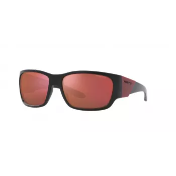 ARNETTE Unisex Sonnenbrille AN432428056Q6 - Rechteckiger Propionat-Rahmen, Polycarbonat-Gläser, UV400-Schutz, 60/17/125 mm