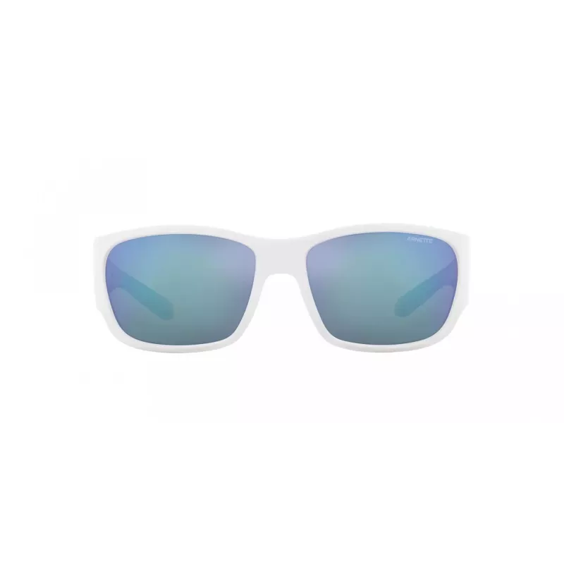 ARNETTE Unisex Sonnenbrille AN43242863Y76 - Matt schwarzer Rahmen, dunkelgraue verspiegelte Silber-Gläser, 61 mm