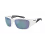 ARNETTE Unisex Sonnenbrille AN43242863Y76 - Matt schwarzer Rahmen, dunkelgraue verspiegelte Silber-Gläser, 61 mm