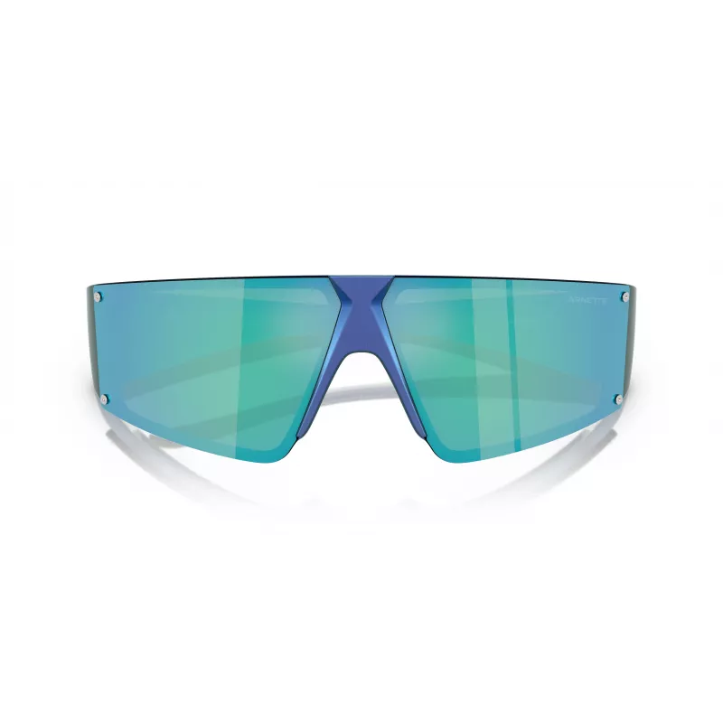ARNETTE Unisex Sonnenbrille AN4332-291855 Matt Schwarz Gestell Grau Verspiegelte Silber Gläser 69/09/130 mm