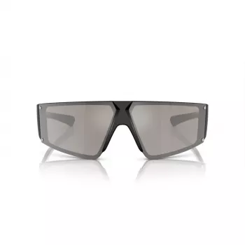 ARNETTE Unisex Sonnenbrille AN433229006G6 - Matt schwarzer Rahmen, grau-grüne verspiegelte Gläser, 69/09/130 mm