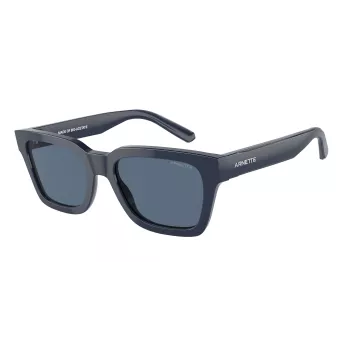 ARNETTE Unisex Sonnenbrille AN4334-122180 Matt Schwarz Gestell Grau Verspiegelte Silber Gläser 53mm