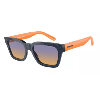 ARNETTE Unisex Sonnenbrille AN4334-12422H Matt Schwarz Rechteckig Polarisiert 53mm