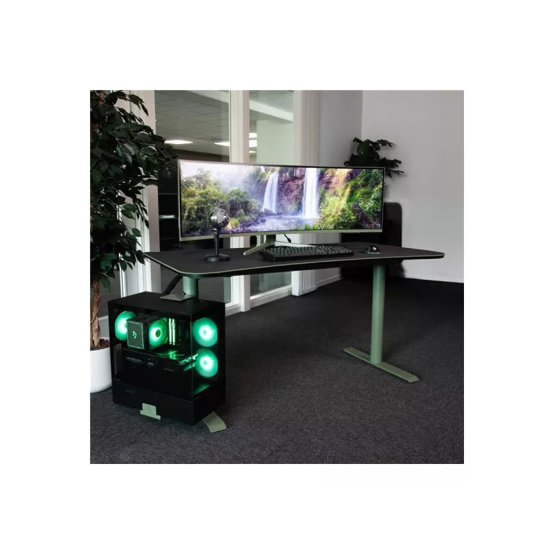 Arozzi Arena Medium ARENA-MEDIUM-FST Gaming-Tisch, 140 × 75,5 cm, Forest Green