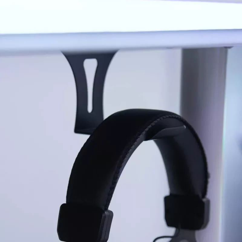 Arozzi Headset Hanger AZ-HEADSET-HANGER-BK zum Anschrauben, Schwarz
