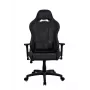 Arozzi Torretta Soft Fabric Gaming-Stuhl – Reinschwarz, Metallrahmen, Klasse 4 Gasfeder, 3D-Armlehnen