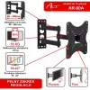 ART AR-60A Full Motion TV-Wandhalterung für 19-42 Zoll LED/LCD-Bildschirme, 35 kg, Schwarz