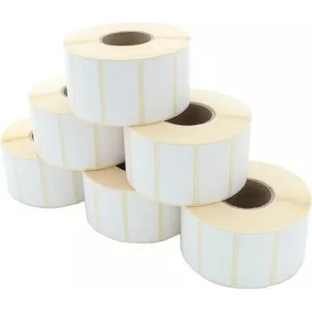 ARTDEV Direct Thermal Label Roll 53 x 26mm, 200 Labels, Core 19mm, D40mm