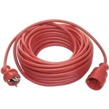 AS SCHWABE 25m H05VV-F 3G1.5 Verlängerungskabel mit Schuko-Stecker und -Kupplung, Schwarz 60361