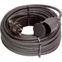 AS SCHWABE 60383 Verlängerungskabel 10 m H05VV-F 3G1.5 Schuko Schwarz