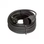 AS Schwabe 60384 25m H07RN-F Gummi-Verlängerungskabel mit Schuko-Stecker und -Kupplung, Schwarz, IP44, 16A