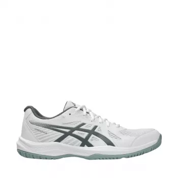 ASICS Upcourt 6 Herren-Volleyballschuhe Weiß Deep Ocean 1071A104 Größe 44.5