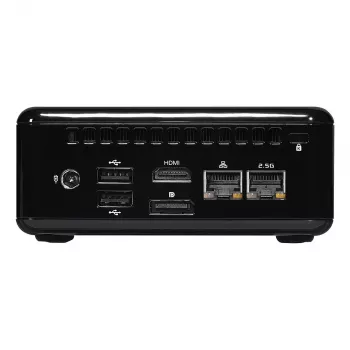 ASRock 4x4 BOX-4800U Barebone Mini PC, AMD Ryzen 7 4800U, 2x DDR4 SO-DIMM, 2x 2.5GbE, Wi-Fi 6, Schwarz