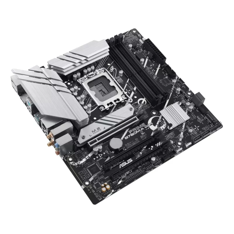 ASUS PRIME B760M-A WIFI LGA1700 Mainboard und Prime LC 240 ARGB Flüssigkeits-CPU-Kühler Bundle