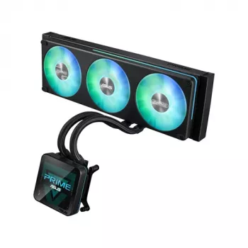 ASUS Prime SLC II 360 ARGB LCD AIO Flüssigkeits-CPU-Kühler, 360-mm-Radiator, 3 x 120-mm-ARGB-Lüfter, LGA 1851/1700/1200/115x/AM5/AM4