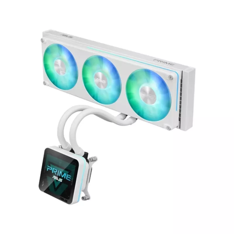 ASUS Prime SLC II 360 ARGB LCD White Edition AIO Flüssigkeits-CPU-Kühler