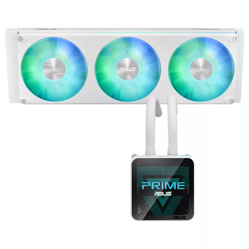 ASUS Prime SLC II 360 ARGB LCD White Edition AIO Flüssigkeits-CPU-Kühler