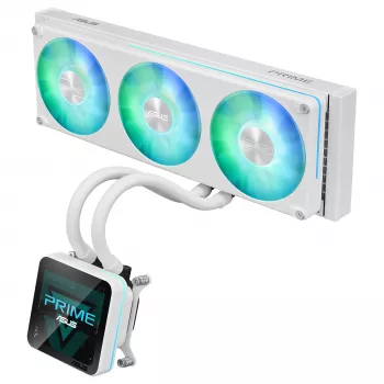 ASUS Prime SLC II 360 ARGB LCD White Edition AIO Flüssigkeits-CPU-Kühler