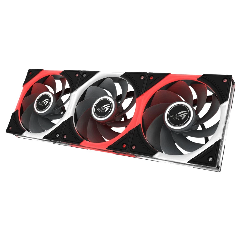 ASUS ROG Eurux GR120 ARGB Reverse-Lüfter Black Edition, 120mm Dreierpack