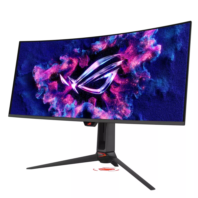 ASUS ROG Swift OLED PG34WCDN 34-Zoll Curved Gaming Monitor, WQHD, 360Hz, QD-OLED, HDMI, DP, USB-C, USB Hub, Schwarz