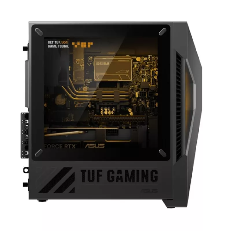 ASUS TUF Gaming T500 T500MV-07240H242W Intel Core 7 240H 32 GB DDR5-SDRAM 1 TB SSD NVIDIA GeForce RTX 5060 Ti Windows 11 Home Mini-Tower-PC Schwarz, Grau