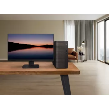 ASUS V700 Mini Tower VM701MG-OR7445039W Copilot+ PC, AMD Ryzen AI 7 445, 16GB DDR5, 512GB SSD, Windows 11 Home, Schwarz mit Holz-Akzent