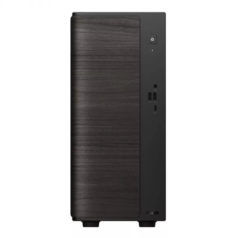 ASUS V700 Mini Tower VM701MG-OR7445039W Copilot+ PC, AMD Ryzen AI 7 445, 16GB DDR5, 512GB SSD, Windows 11 Home, Schwarz mit Holz-Akzent