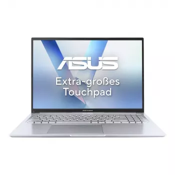 ASUS Vivobook 16 M1605NAQ-MB226W, 16 inch WUXGA IPS, AMD Ryzen 7 7730U, 16GB RAM, 1TB SSD, Windows 11 Home, Silber