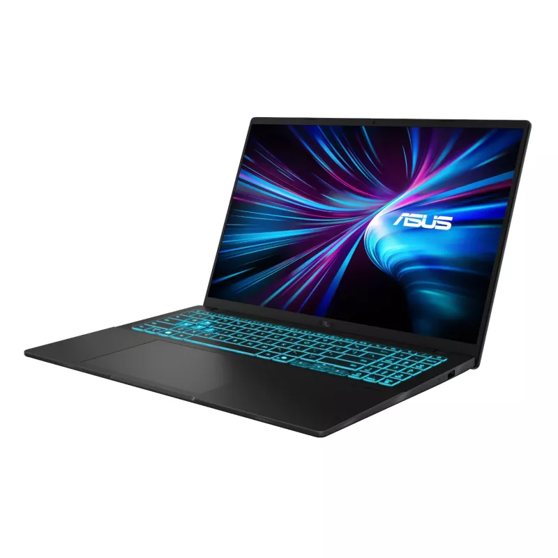 ASUS VivoBook 16 V3607VH Gaming-Laptop, 16 inch WUXGA 120Hz, Intel Core 7 240H, GeForce RTX 5050, 16GB DDR5, 1TB SSD, Windows 11 Pro, Schwarz