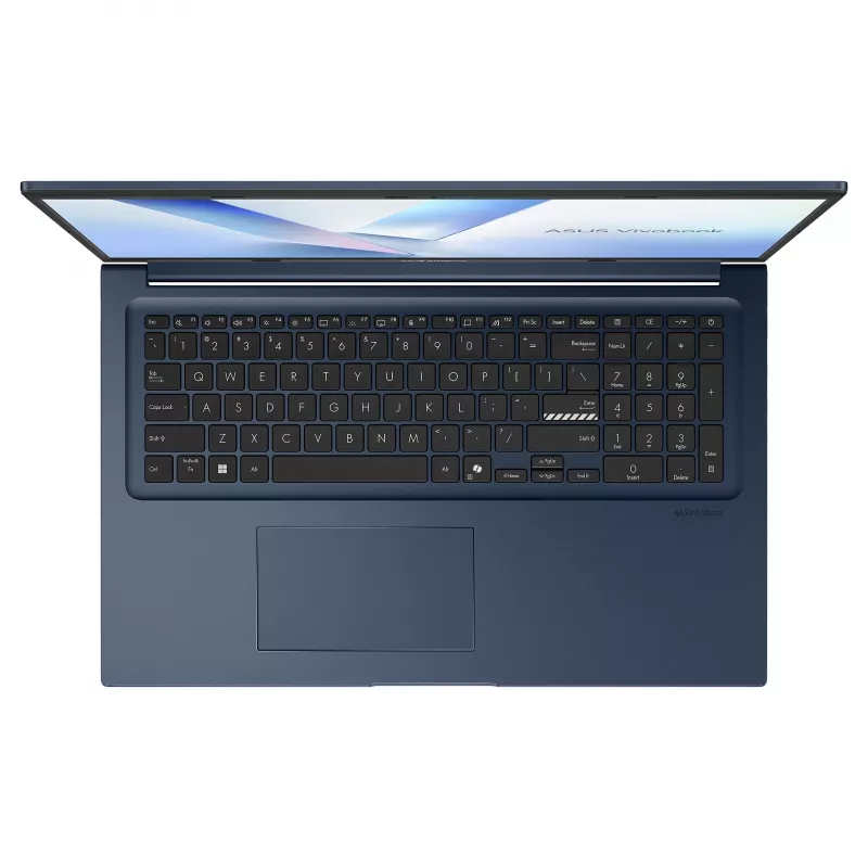 ASUS Vivobook 17 X1704MA-ISSAU200W Laptop, 17,3 Zoll, Intel Core 3 304, 8GB DDR5, 512GB SSD, Windows 11 Home, Tastatur AZERTY (FR), Quiet Blue