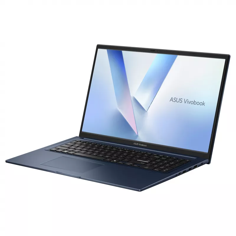 ASUS Vivobook 17 X1704MA-ISSAU200W Laptop, 17,3 Zoll, Intel Core 3 304, 8GB DDR5, 512GB SSD, Windows 11 Home, Tastatur AZERTY (FR), Quiet Blue
