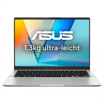 ASUS Vivobook S 14 S5406SAL-SF312W Laptop 14 Zoll OLED 3K 120Hz, Core Ultra 5 226V, 16GB RAM, 512GB SSD, Windows 11 Home, deutsche Tastatur