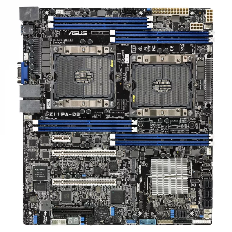 ASUS Z11PA-D8 Server-Motherboard - Dual Socket P LGA 3647, Intel C621, SSI CEB, IPMI