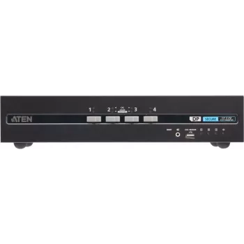 ATEN 4-Port Secure KVM Switch mit Dual DisplayPort, CAC-Unterstützung, NIAP PP v4.0 zertifiziert (CS1144DP4C)