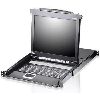 ATEN CL5708M-IT 8-Port 17 inch LCD KVMP-Switch mit italienischer Tastatur
