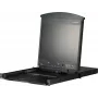 ATEN KL1508AiM CH 8-Port 17 Zoll LCD Cat5e/6 KVM Over IP Switch (Dual Rail, Schweizer Tastatur)