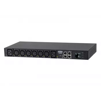 ATEN PG Series PG6308G Basic PDU - 8x C13 Steckdosen, 1U Rackmontage, 10A, Schwarz